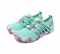 Shein Zapatos de vadeo para exteriores para hombres y mujeres, de secado rápido, transpirables y antideslizantes; sandalias ligeras de malla para pesca/nave