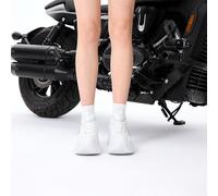 Shein Zapatos deportivos de moda casual para mujer con decoración de encantos de metal con girasol, zapatos de plataforma alta con suela gruesa y tacón alto