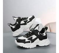 Shein Zapatos deportivos de unicolor y parches para niños, zapatos para correr cómodos, suaves y antideslizantes, con , ligeros y casuales, un par adecuado