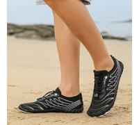 Shein Zapatos ligeros y de secado rápido para andar descalzo en la playa, adecuados para senderismo, escalada, surf, pesca, deportes acuáticos, unisex