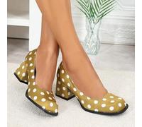 Shein Zapatos Mary Jane de estilo retro francés, nuevos tacones altos de primavera para mujer, versión coreana de zapatos de cuero de talla grande, bombas d