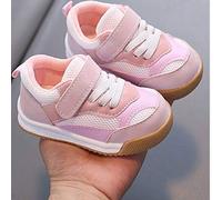 Shein Zapatos planos casuales para primeros pasos de niños y niñas de 0 a 4 años, con diseño de fácil para poner y quitar, punta redonda antichoque, suela b