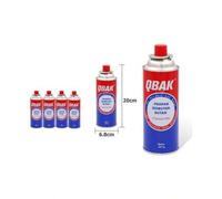 Shein ZYLX SHOPPING - QBAK Gas Butano y Propano 327 g, Cartucho Portátil para Estufas, Camping y Cocina al Aire Libre, Pack 4