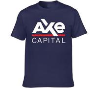 SHEIRYTOO Axe Capital Inspired by Billions Printed T-Shirt Men's Male Navy 3XL