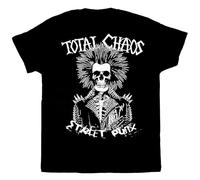 SHEIRYTOO Total Chaos Street Punx T-Shirt Men's Man Black S