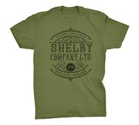 Shelby Company LTD British Gangster - Camiseta, verde oliva, 3XL