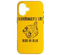Sheldon Gato de Schrödinger - Vivo y muerto - Dead and Alive Carcasa para iPhone 16