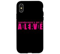 Sheldon Gato de Schrödinger - Vivo y muerto - Dead and Alive Carcasa para iPhone X/XS