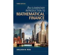 Sheldon M. Ross An Elementary Introduction to Mathematical Finance (Tapa dura)