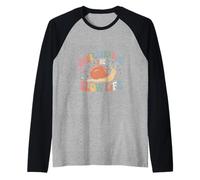 Shelebrating The Slow Life Caracol Relajante Vibes Camiseta Manga Raglan