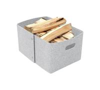 Shelf Baskets For Clothes, Space-Saving Foldable Felt Fabric Box, Home Organizing Baskets For Toys, Multiuse Bin For Living Room, Bedroom, Bathroom, Nursery, Laundry, Nightstands, Desks