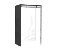Shelf Dust Cover, Protection Wire Rack, Oxford Material Zipper Closure Easy Installation Space Organizer, Display Rack for Living Room, Warehouse, Basement 35.83x17.72x71.65 Inches