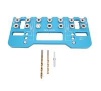 Shelf Pin Jig and Hinge Jig, Aluminum Alloy Cabinet Shelf Hole Drilling Jig Woodworking Hardware Jig Drill Guide for Straight Holes