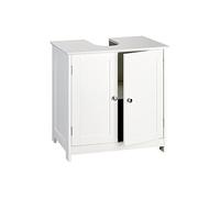 shelfmade Mueble bajo Lavabo Blanco Estilo rústico, 50 cm o 60 cm de Ancho Aprox. - Armario -(60 x 30 x 60 cm)