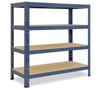 shelfplaza Home 100x100x40cm Estantería Pesada Azul pacífica: 4x175kg