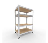 shelfplaza Home 100x70x45 cm Estantería Pesada en galvanizada con 4 baldas y 175 kg de Capacidad de Carga por balda