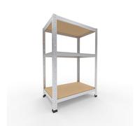 shelfplaza Home 100x70x45cm Estantería Pesada galvanizada: 3x175kg