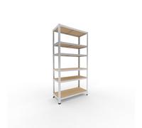 shelfplaza Home 180x90x40 cm Estantería Pesada en galvanizada con 6 baldas y 145 kg de Capacidad de Carga por balda