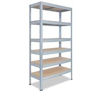 shelfplaza Pro 230x30x40cm Estantería Pesada galvanizada: 6x166kg