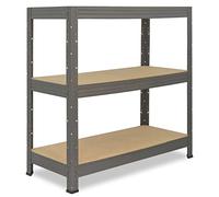 shelfplaza Pro 90x100x45cm Estantería Pesada Gris: 3x200kg | Estanterías almacenaje · Estanterías metálicas · Estantería cocina · Estantería metálica · Estanterías almacenaje garaje