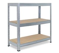 shelfplaza Pro 90x70x30 cm Estantería Pesada en galvanizada con 3 baldas y 200 kg de Capacidad de Carga por balda