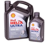 Shell 10 W de 60 Helix Ultra Racing - 10 W60 5 + 1 L antifricción