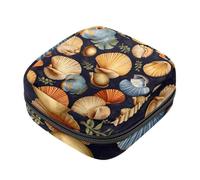 Shell-1001 - Bolsa de servilletas sanitarias con cremallera, bolsa de almacenamiento para compresas sanitarias, soporte para tampones