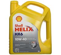 Shell 550040099 Helix HX6 10W40 Aceite de Motor, 5 l