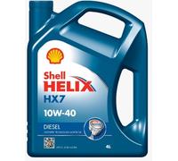 Aceite de motor SHELL Helix Diesel HX7 10W40 4L