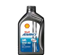 SHELL Aceite de motor 10W-40 Advance Aceite para motor API SM 4T AX7 1L