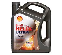 SHELL Aceite de motor 0W-40 Helix aceite ACEA A3/B3 ACEA A3/B4 API SP Ultra 5L Compatible con VW Polo V Hatchback 6R1, 6C1 up! Hatchback 121, 122, BL1, BL2, BL3, 123 Passat B8 Variant 3G5, CB5
