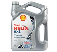 SHELL Aceite de motor 5W-40 Helix Aceite sintetico aceite ACEA A3/B3 ACEA A3/B4 API SN API CF HX8 4L Compatible con VW Polo V Hatchback 6R1, 6C1 up! Hatchback 121, 122, BL1, BL2, BL3, 123