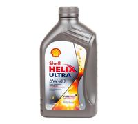 SHELL Aceite de motor 5W-40 Helix Ultra Aceite para motor ACEA A3/B4 API SN Plus Ultra 1L