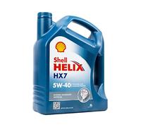 Shell Aceite Lubricante de Motor Shell Helix HX7 5W-40 5 Litros