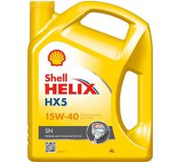 SHELL Aceite Lubricante HELIX HX5 15W40 4 L Uso Diario Accesorio Original