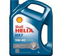 SHELL Aceite Lubricante Motor Helix 5W-40 HX7 Sintético Original 4L
