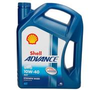 Aceite de motor SHELL AX7 10W40 4L