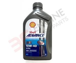 Shell Advance Ultra 4T 10W-40 Aceite De Moto Totalmente Sintético 1 Litro 1L