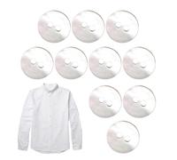 Shell Buttons For Clothes | 10pcs Unbreakable Jacket Shell Butttons - Style Options Galore Round Jacket Shells Buttons 2-Hole Design Handmade Artwork Tool