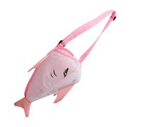 Shell Collecting Bag - Shark Design Cartoon Sling, Foldable Large Capacity Seashell Collection Bag | For Kids Family Girl Boy Rock Sand Toy Sea Summer Foldable Advantage Large Capacity Storage
