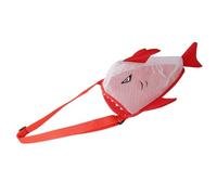 Shell Collecting Bag - Shark Design Cute Mesh Pack | Foldable Large Capacity Seashell Collection Bag | For Family Girl Boy Rock Sand Toy Summer Vacation Pool Travel Swim Sea Lake, Beach Seashell Bâg