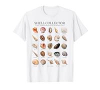Shell Collector Conchas Marinas comunes del Mundo Arte Vintage Camiseta