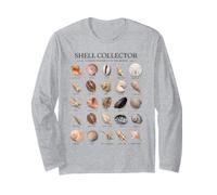 Shell Collector Conchas Marinas comunes del Mundo Arte Vintage Manga Larga