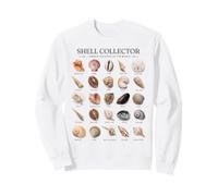 Shell Collector Conchas Marinas comunes del Mundo Arte Vintage Sudadera