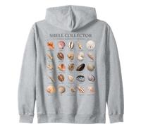 Shell Collector Conchas Marinas comunes del Mundo Arte Vintage Sudadera con Capucha
