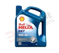 Shell Hélice HX7 10W-40 Semi Sintético Aceite Motor Api Sn Acea A3/B4 5 Litros