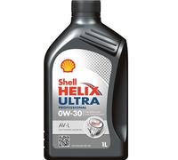 Shell Helix Ultra Professional AV-l 0 W-30 enginne Aceite, 1 L