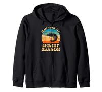 Shell, sí, es la Temporada de camarones Retro Meme Seafood Sudadera con Capucha