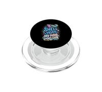 Shell Yeah Beach Mermaid Girl Summer PopSockets PopGrip para MagSafe