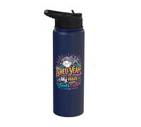 Shell Yeah Beach Mermaid Girl Summer Stainless Steel Insulated Water Bottle